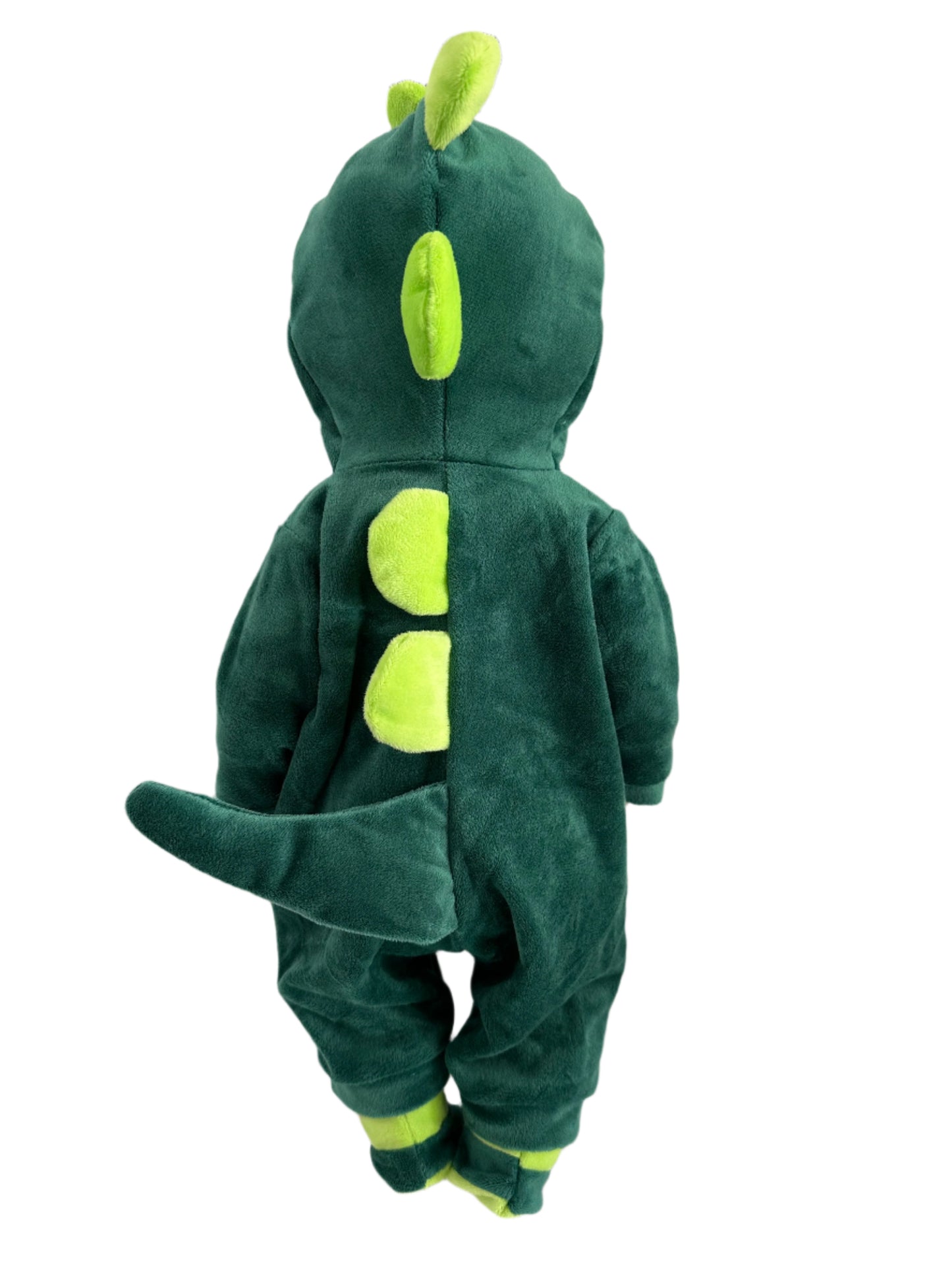 Green Crocodile Onesie Sleeper with Booties