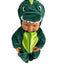 Green Crocodile Onesie Sleeper with Booties