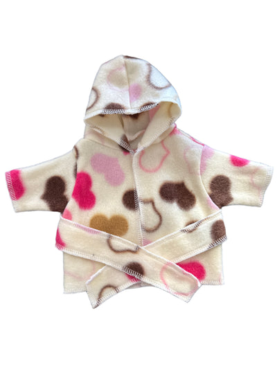 Dressing Gown With Love Hearts