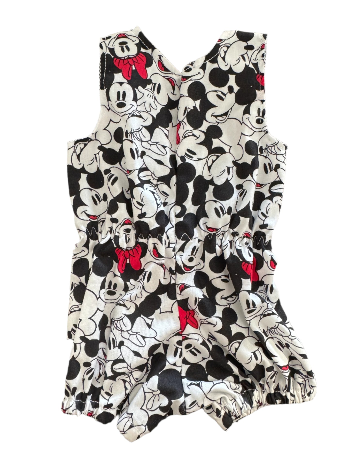 Black & White Mickey Mouse Style Romper