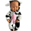 Cow Onesie Sleeper With Hood