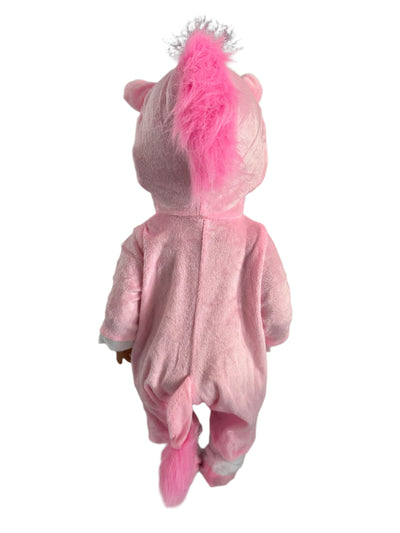 Pink Unicorn Onesie Sleeper with Booties