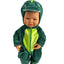 Green Crocodile Onesie Sleeper with Booties