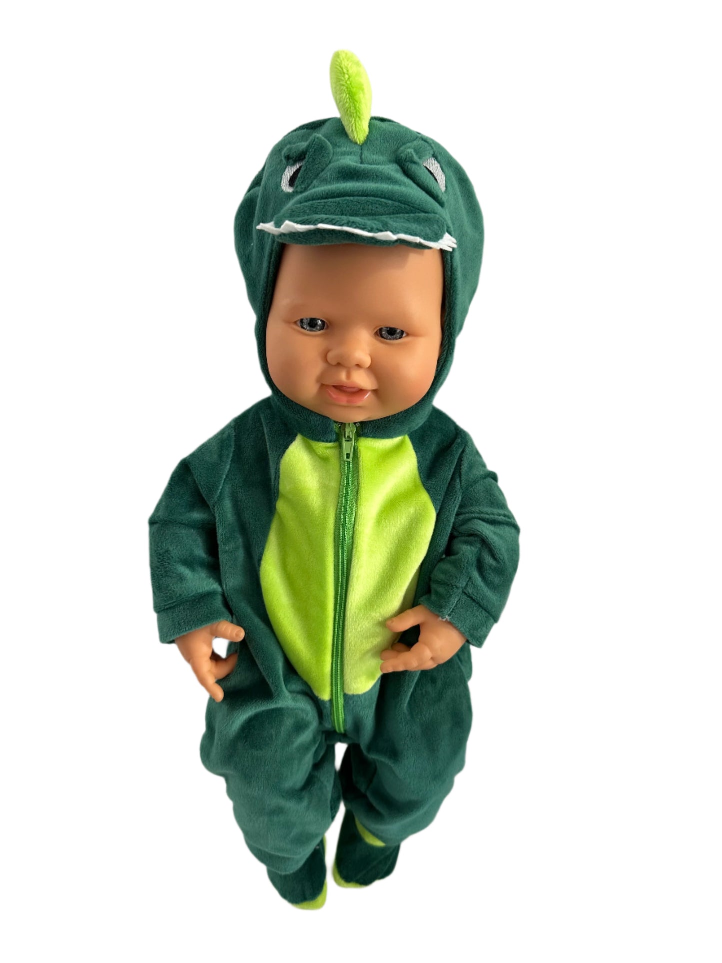 Green Crocodile Onesie Sleeper with Booties